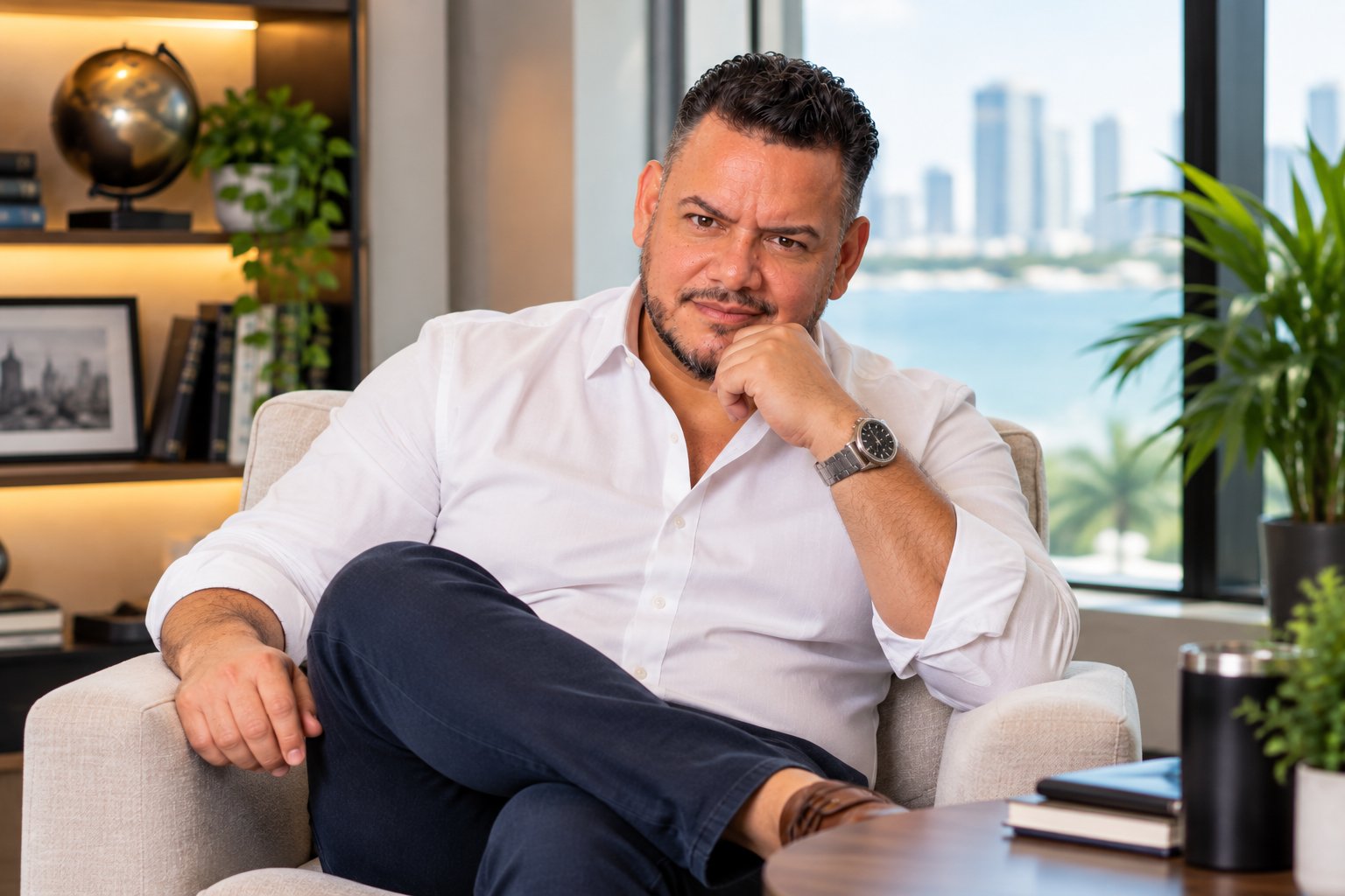 Rafael Quezada, EA, in his Miami office